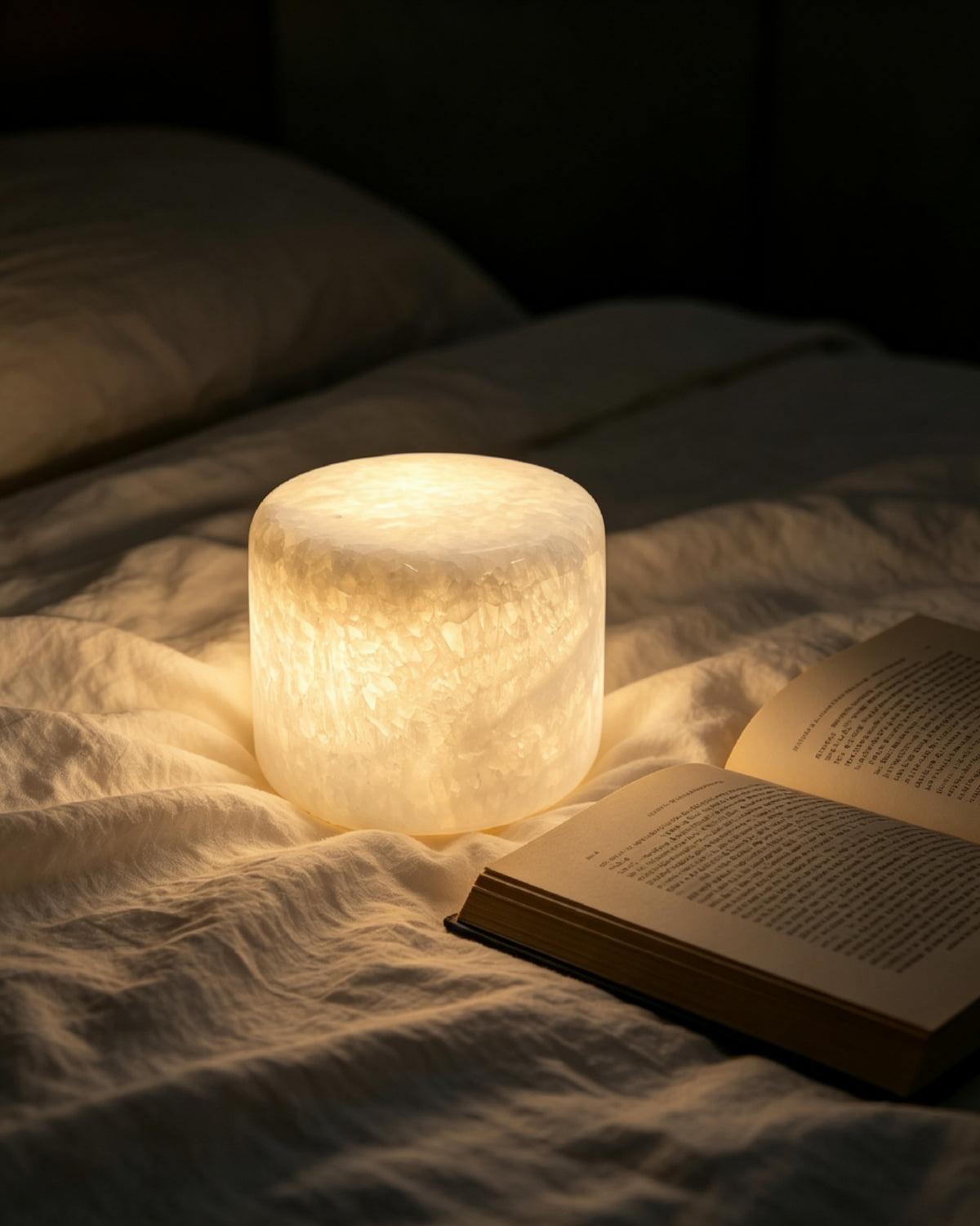 Luminous Glacier Crystal Touch Lamp