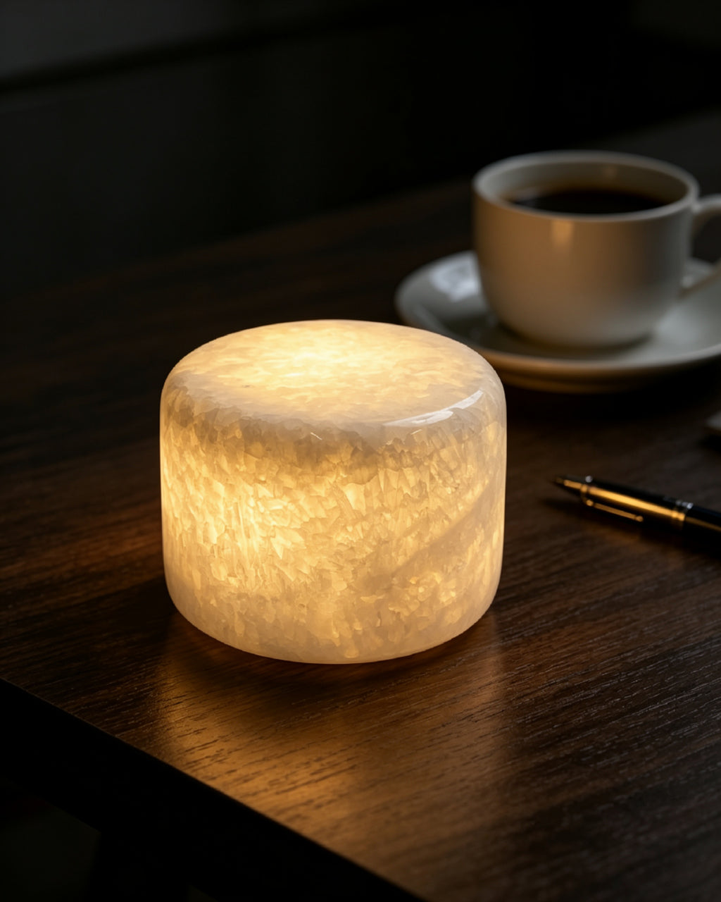 Luminous Glacier Crystal Touch Lamp