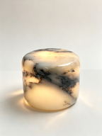 Genuine Marble Touch Lamp | Rechargeable USB Night Light | 3-Level Dimming Bedside Stone Lamp