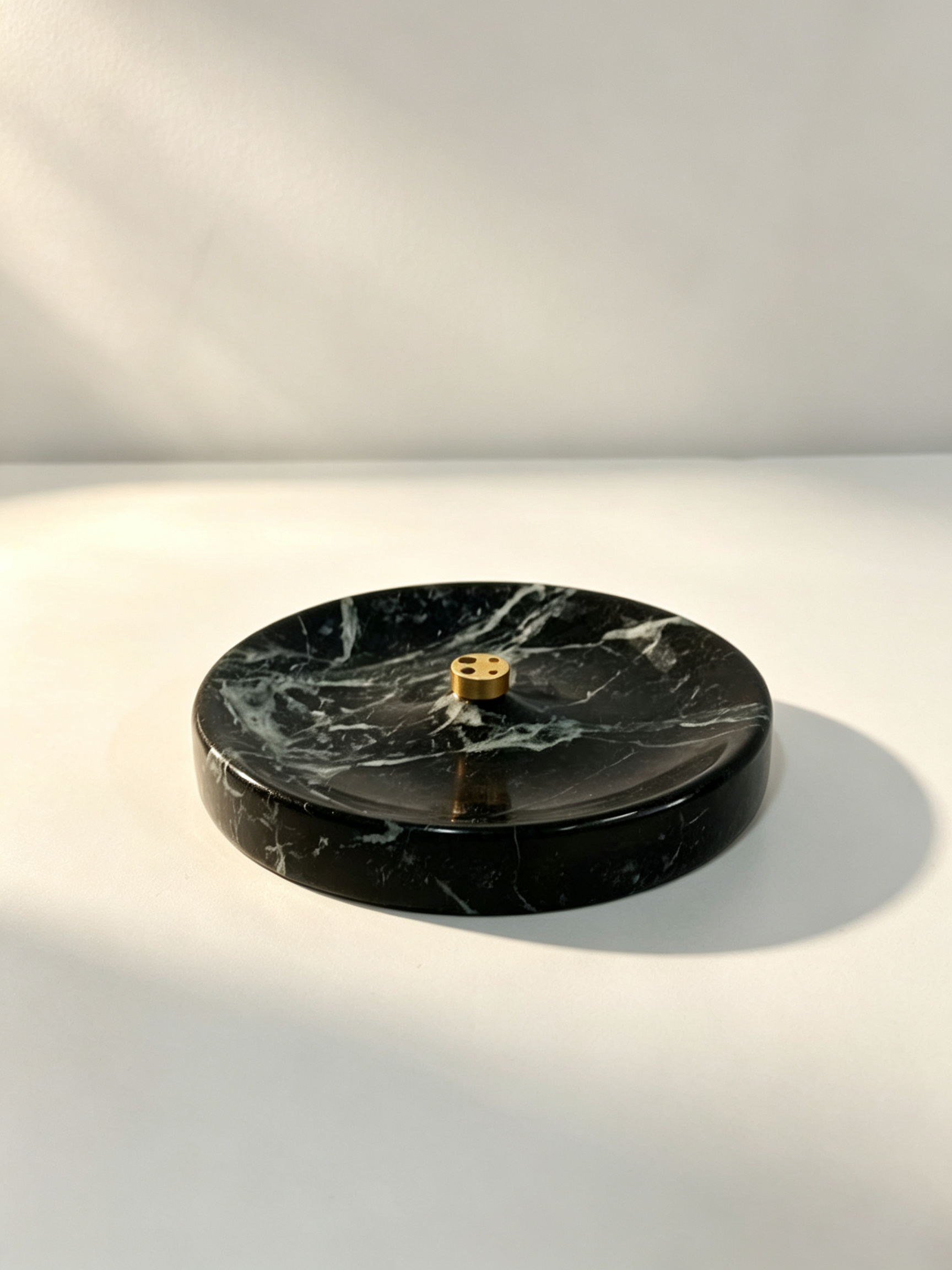 Emerald Green Marble Incense Holder | Natural Stone Incense Burner Tray | Luxury Home Decor Gift for Her