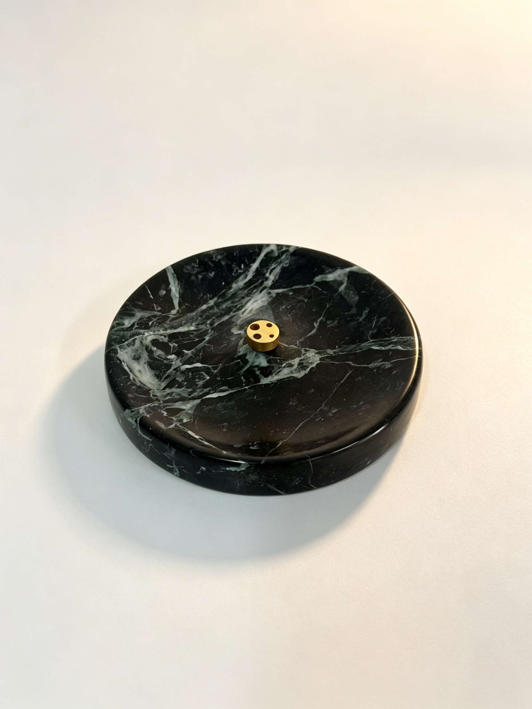 Emerald Green Marble Incense Holder | Natural Stone Incense Burner Tray | Luxury Home Decor Gift for Her
